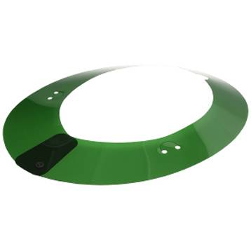 PAULSON SUN SHADE FOR FULL HARD HAT - DARK GREEN